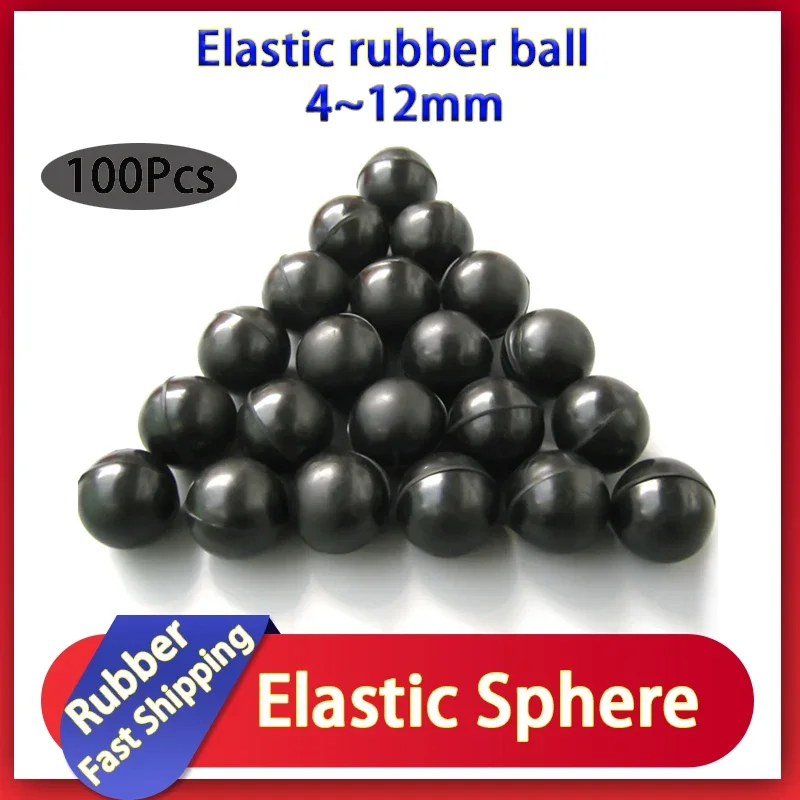 100Pcs Black NBR Solid Rubber Balls Sealed Buna-N Bouncy Roller Ball Diameter 4/4.5/4.76/5.3/6/6.35/6.7/8/9.53/10/10.7/12.7mm
100Pcs Black NBR Solid Rubber Balls Sealed Buna-N Bouncy Roller Ball Diameter 4/4.5/4.76/5.3/6/6.35/6.7/8/9.53/10/10.7/12.7mm
