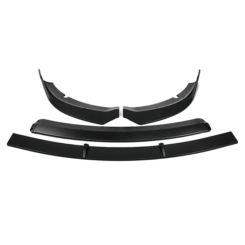 4pcs Car Front Bumper Lip Diffuser Spoiler BodyKit Splitter for Dodge Charger SRT 2015-2024 Front Shovel Skirt Board Accessories 4pcs Car Front Bumper Lip Diffuser Spoiler BodyKit Splitter for Dodge Charger SRT 2015-2024 Front Shovel Skirt Board Accessories