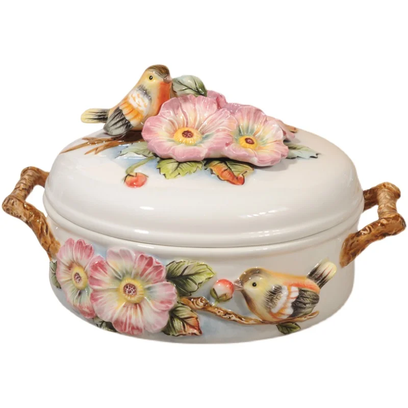Ceramic Bird Dried Fruit Plate, Candy Storage Tray, Home Decor, Wedding Decoration, Living Room Fruit Tray, Salad Plate Figurine
Ceramic Bird Dried Fruit Plate, Candy Storage Tray, Home Decor, Wedding Decoration, Living Room Fruit Tray, Salad Plate Figurine