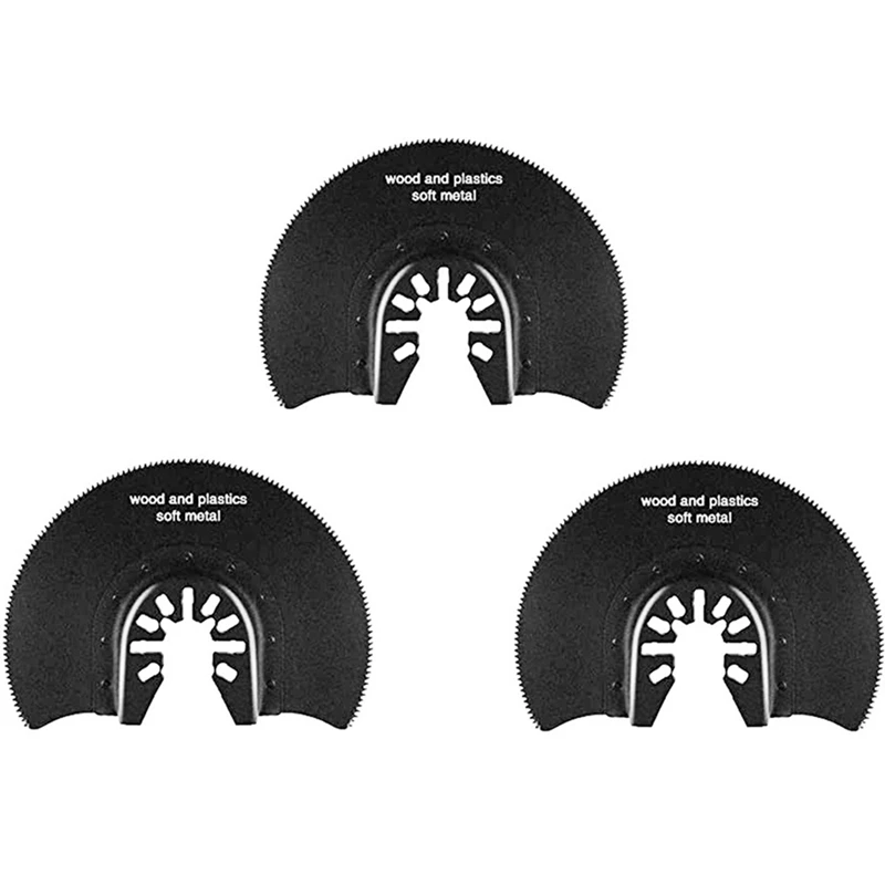 10Pcs Oscillating Multi Tool Semi Circular HCS Segment Saw Blade For Cutting Wood Multifunction Power Tool 88Mm
10Pcs Oscillating Multi Tool Semi Circular HCS Segment Saw Blade For Cutting Wood Multifunction Power Tool 88Mm