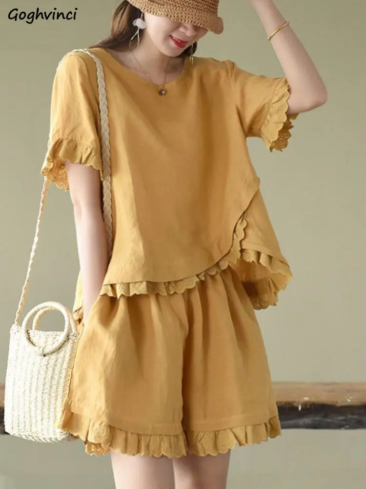 Женские ассиметричные праздничные удобные футболки M-4XL, элегантная уличная одежда с рюшами, свободные нежные простые шорты для отдыха в стиле ольччан
Женские ассиметричные праздничные удобные футболки M-4XL, элегантная уличная одежда с рюшами, свободные нежные простые шорты для отдыха в стиле ольччан