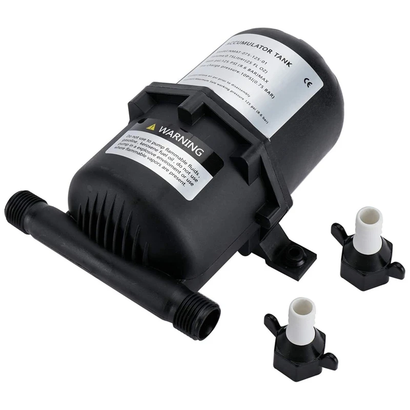 Pressure Tank Water Pump Flow Control 0.75 L 125PSI Waterproof For Marine RV Boat
Pressure Tank Water Pump Flow Control 0.75 L 125PSI Waterproof For Marine RV Boat