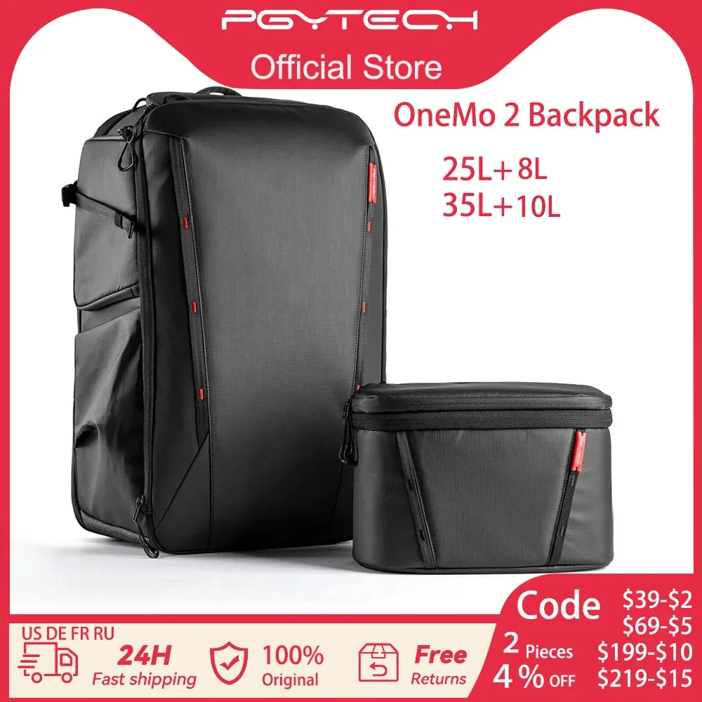 

PGYTECH OneMo 2 Camera Backpack with Shoulder Bag For 16“ Laptop For Photographers Waterproof Drone Backpack For Dji Air 3