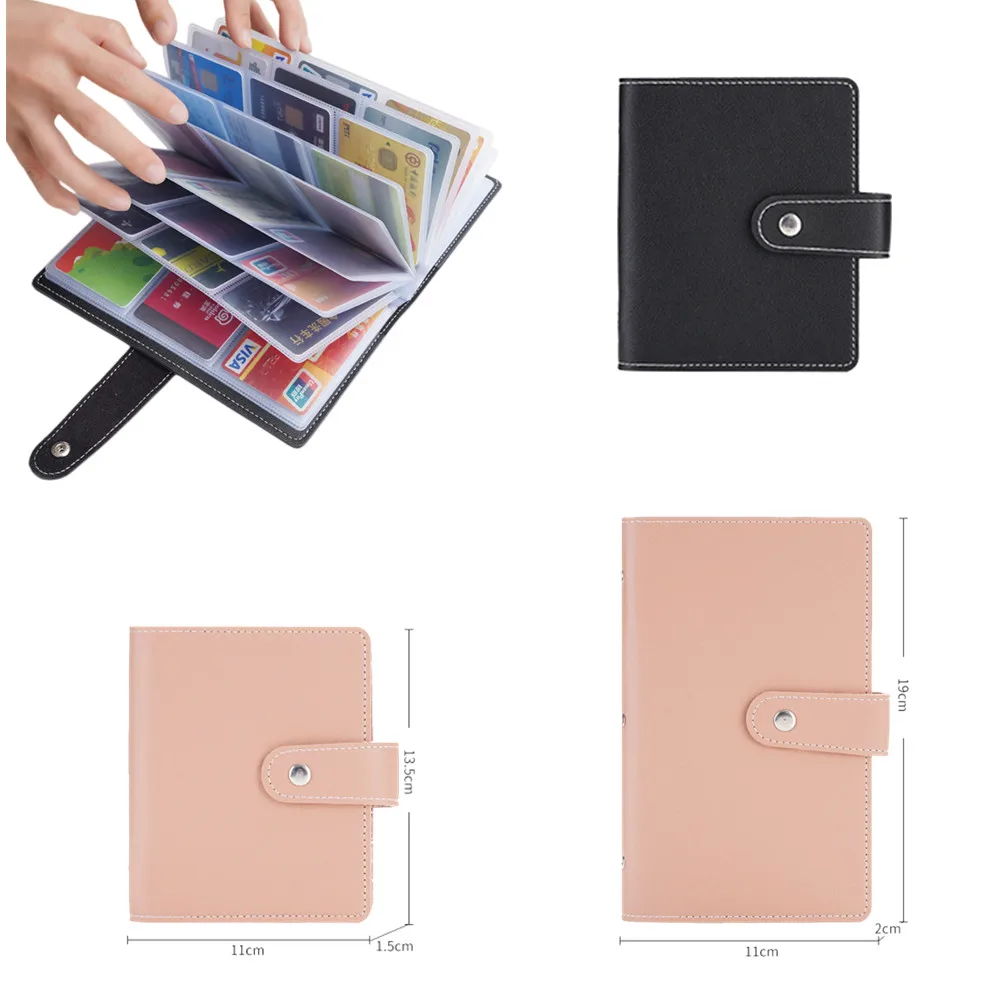 Portable PU Leather Card Holder Business ID Credit Bookcase Organizer Container Bank Card Holder Wallet 2 Sizes For Men Women
Portable PU Leather Card Holder Business ID Credit Bookcase Organizer Container Bank Card Holder Wallet 2 Sizes For Men Women