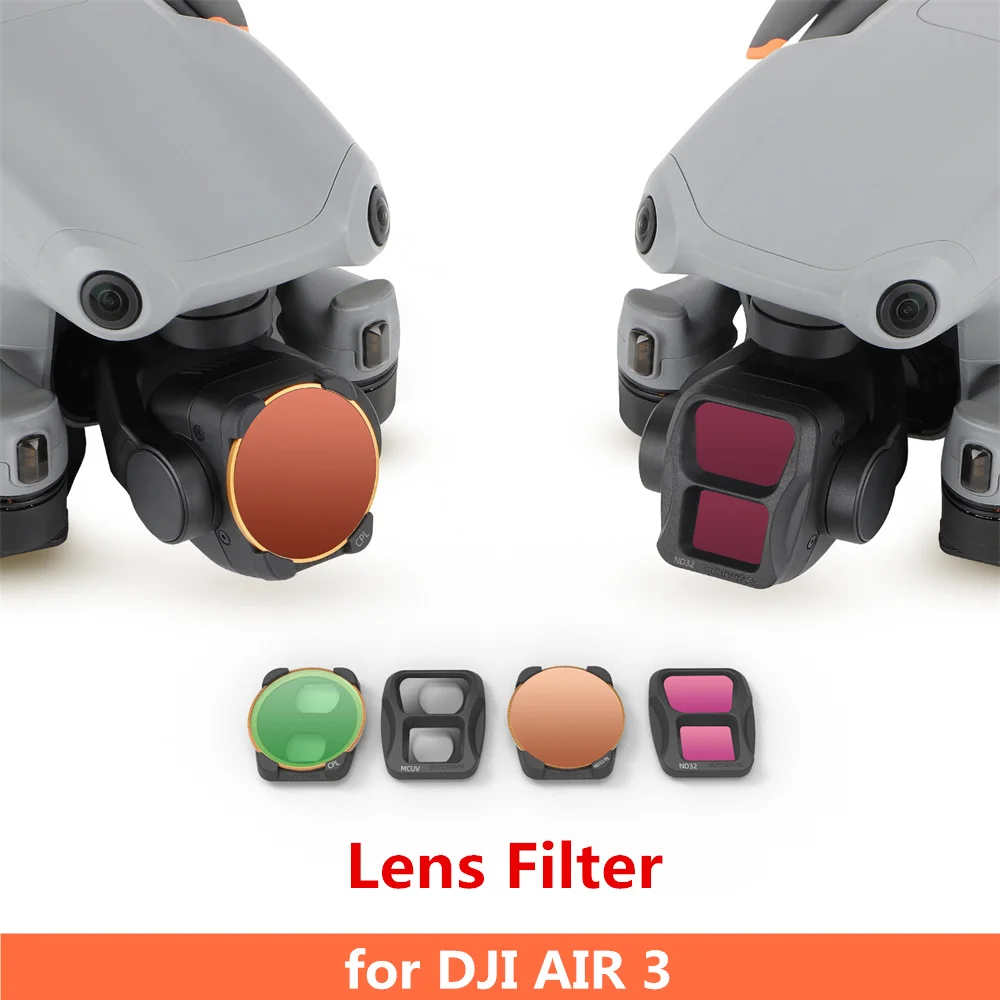 Camera Filter for DJI Air 3 Light Weight Lens Filter Adjustable CPL ND/PL Filter ND4 ND16 ND8/PL ND64/PL MCUV Filter Accessories
Camera Filter for DJI Air 3 Light Weight Lens Filter Adjustable CPL ND/PL Filter ND4 ND16 ND8/PL ND64/PL MCUV Filter Accessories