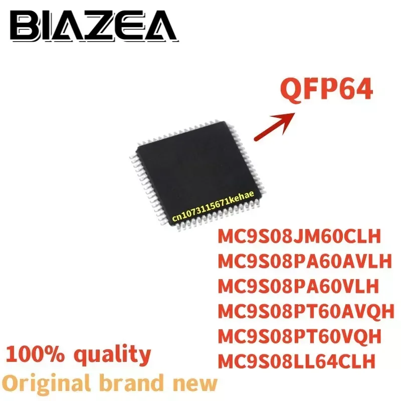 Набор микросхем MC9S08JM60CLH MC9S08PA60AVLH MC9S08PA60VLH MC9S08PT60AVQH MC9S08PT60VQH MC9S08LL64CLH QFP64, 1 шт.
Набор микросхем MC9S08JM60CLH MC9S08PA60AVLH MC9S08PA60VLH MC9S08PT60AVQH MC9S08PT60VQH MC9S08LL64CLH QFP64, 1 шт.