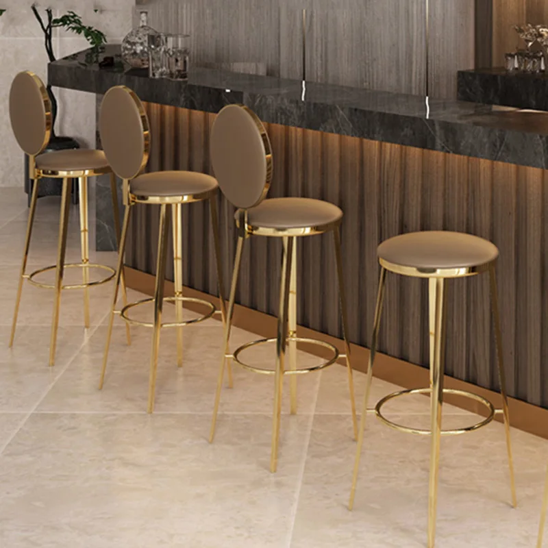 Modern Counter Height Bar Stools With Back Barstools Island Chair Polished Rose Stainless Steel Comfortable Cushion Furniture HY
Modern Counter Height Bar Stools With Back Barstools Island Chair Polished Rose Stainless Steel Comfortable Cushion Furniture HY