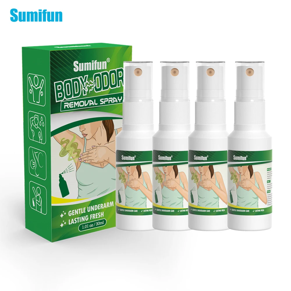 

1/3/5Boxes Sumifun Body Odor Removal Spray Underarm Deodorization Sweat Smells Bromhidrosis Deodorant Fresh Air Lasting Plaster
