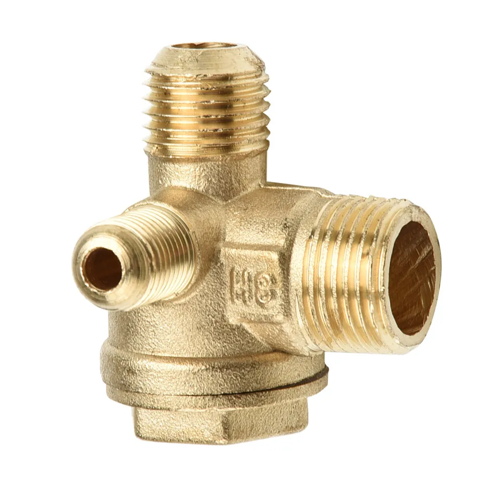 1pcs 10x14x16mm Air Pump Check Valves 3 Port Cut-off Valve Brass Male Thread Air Compressor Power Tools Accessories
1pcs 10x14x16mm Air Pump Check Valves 3 Port Cut-off Valve Brass Male Thread Air Compressor Power Tools Accessories