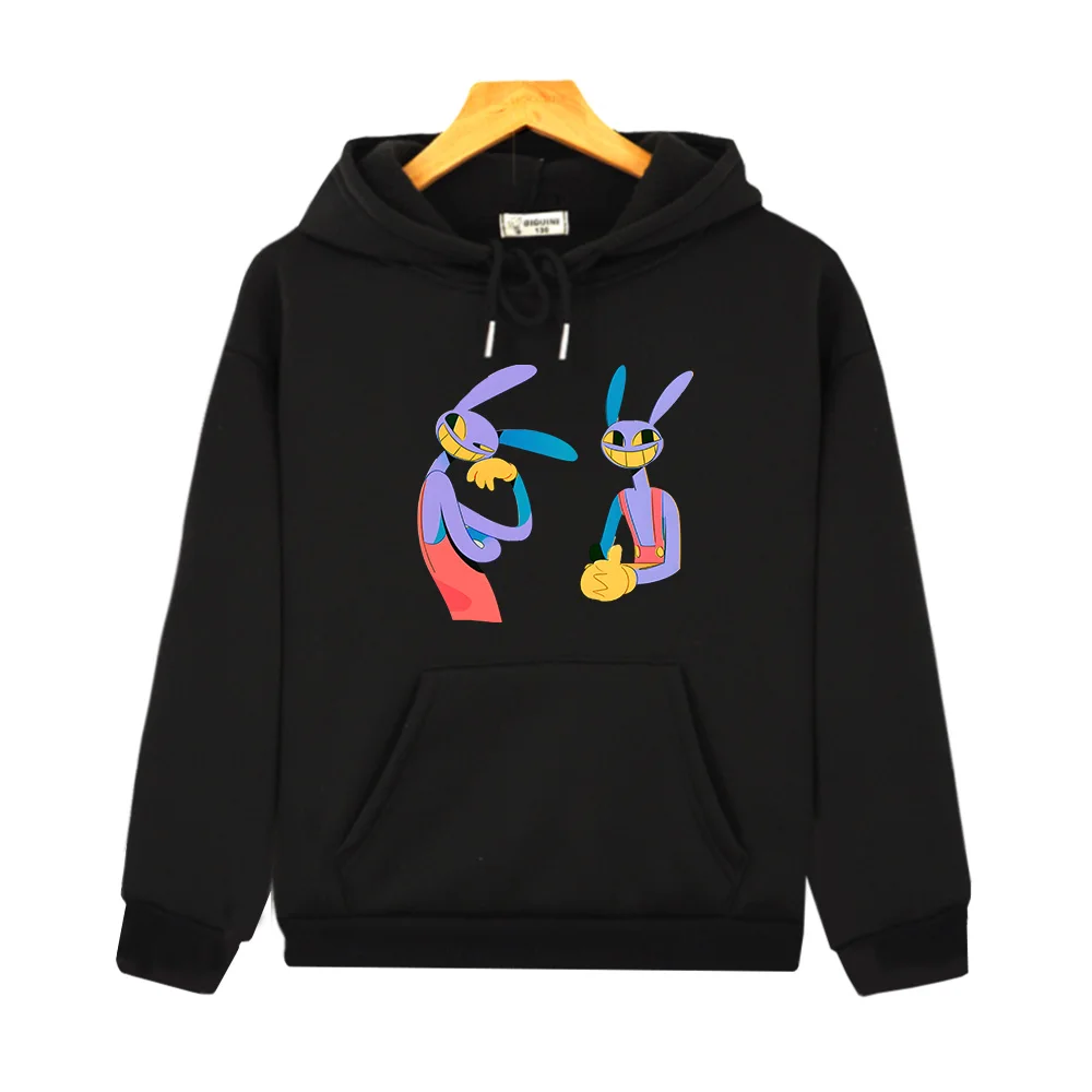 

Kawaii Jax The Amazing Digital Circus Hoodies for Boys/Girls Cute Rabbit Graphic Sweatshirts Y2k Clothes Tracksuit Kid Pullovers