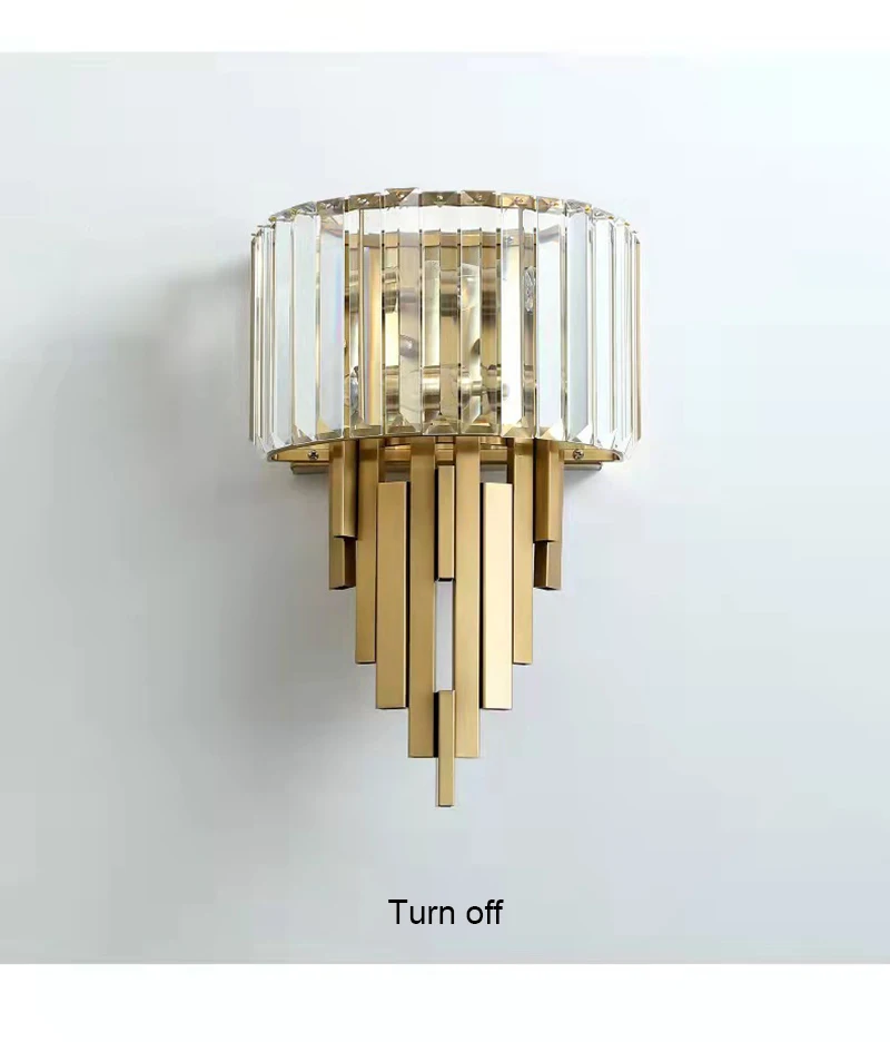 Light Luxury LED Wall Lamp Crystal Modern Wall Light Gold Nordic Wall Sconce Indoor Lighting Home Decor Living Room Bedroom Light Luxury LED Wall Lamp Crystal Modern Wall Light Gold Nordic Wall Sconce Indoor Lighting Home Decor Living Room Bedroom
