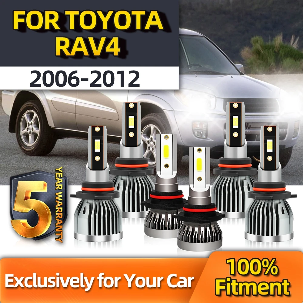 Crossfox For Toyota RAV4 Car Accessory Low High Combo Fog Lights Car CSP LED Bright Kit 9006 9005 H11 LED 2006 2007 2008-2012
Crossfox For Toyota RAV4 Car Accessory Low High Combo Fog Lights Car CSP LED Bright Kit 9006 9005 H11 LED 2006 2007 2008-2012