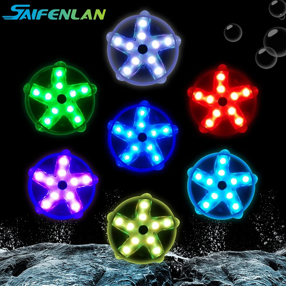 LED Floating Pool Light Starfish IP68 Waterproof Underwater Magnetic Pond Light for Tub Fountain Party Vase Wedding Home Decor
LED Floating Pool Light Starfish IP68 Waterproof Underwater Magnetic Pond Light for Tub Fountain Party Vase Wedding Home Decor