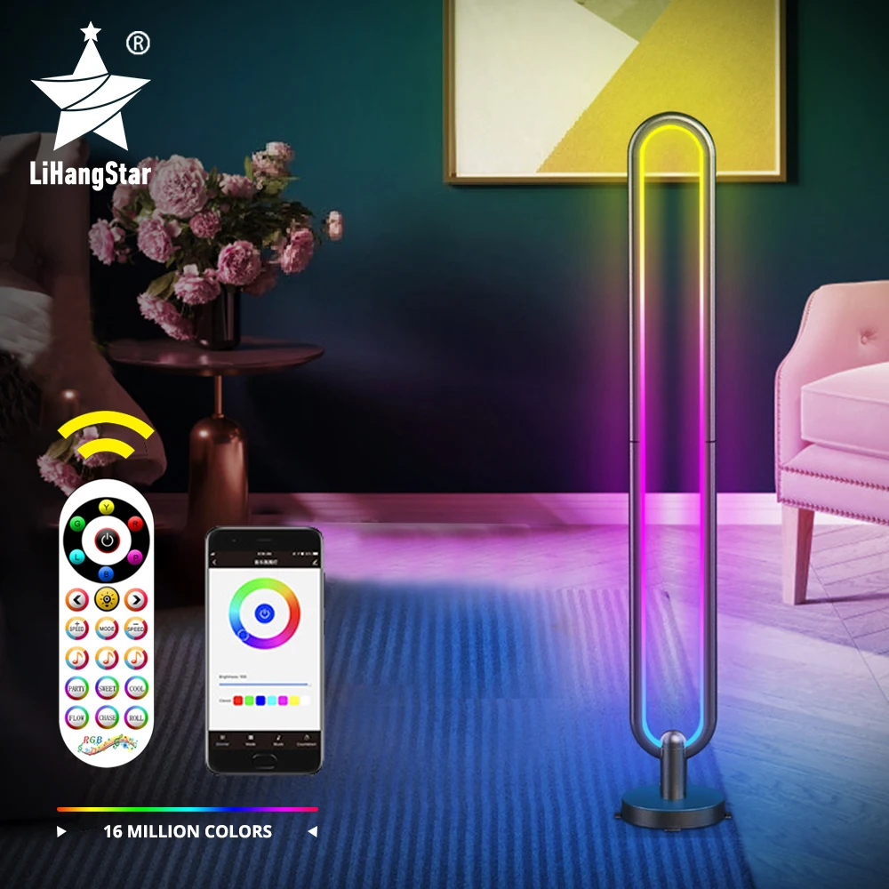 Светодиодная напольная лампа Rgb U-образной формы, Современная вертикальная лампа для гостиной, спальни, декоративная лампа с дистанционным ...
Светодиодная напольная лампа Rgb U-образной формы, Современная вертикальная лампа для гостиной, спальни, декоративная лампа с дистанционным ...