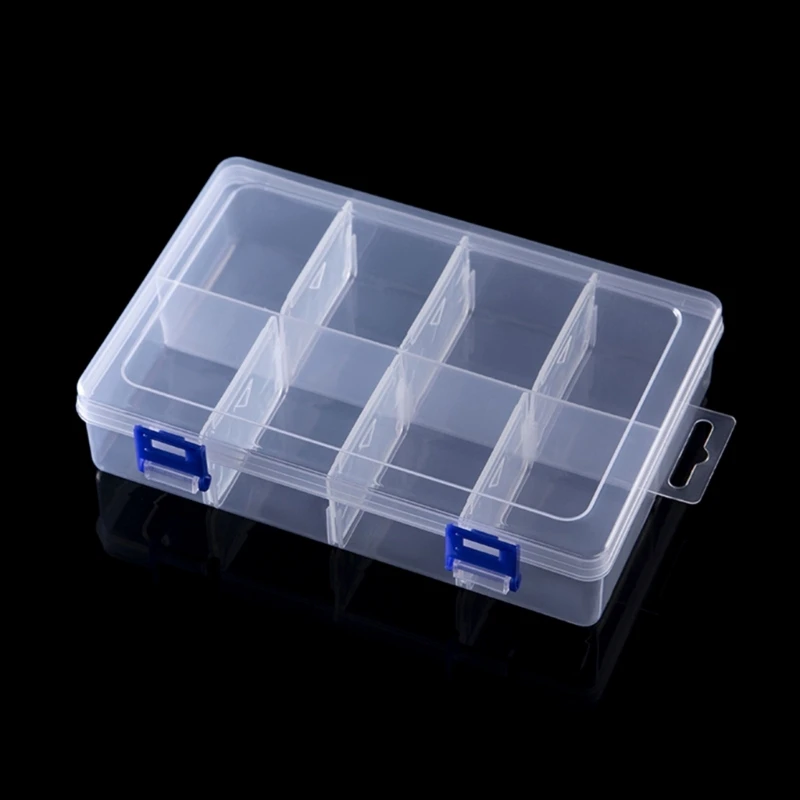 

Tools Storage Box Removable Dividers Compartment Plastic Storage Box Screw Case R7UA