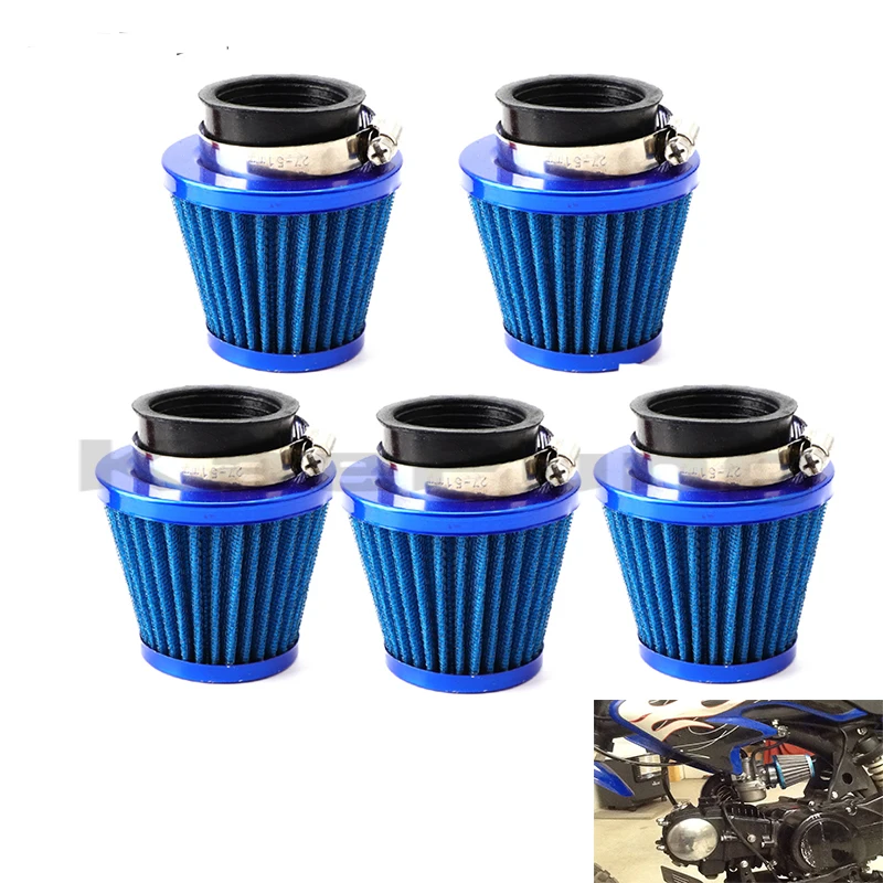 5Pcs/Lot blue Universal 38mm Mushroom Head Motorcycle Carburetor Air Filter Cleaner Intake Pipe Modified Scooter 
5Pcs/Lot blue Universal 38mm Mushroom Head Motorcycle Carburetor Air Filter Cleaner Intake Pipe Modified Scooter