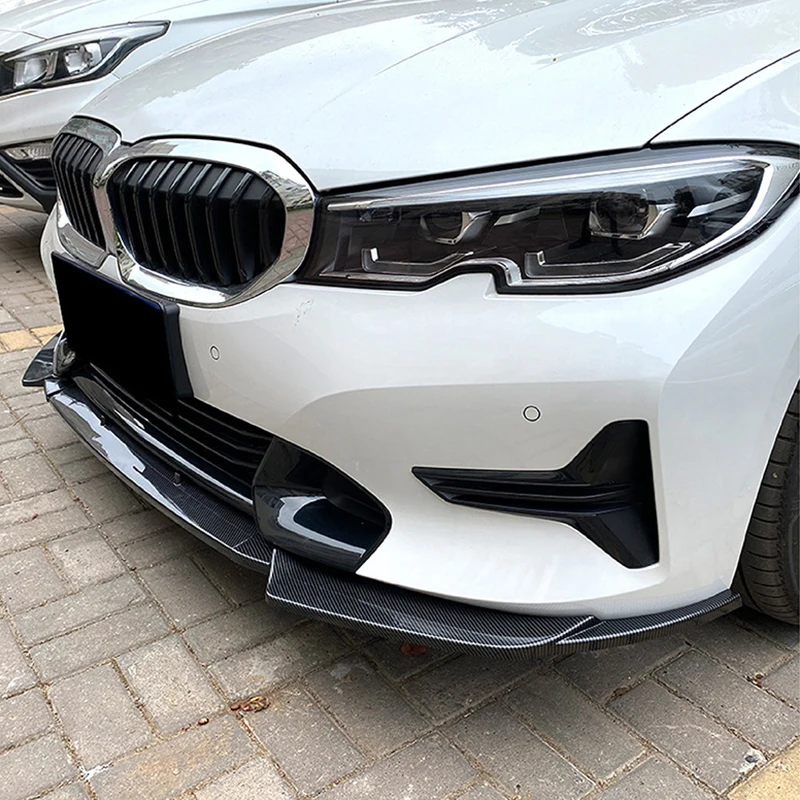 Car Bumper Lip For BMW 3 Series G20 G21 320i 325i 2019-2022 Car Front Bumper Splitter Lip Spoiler Diffuser Car Body Kit Tuning Car Bumper Lip For BMW 3 Series G20 G21 320i 325i 2019-2022 Car Front Bumper Splitter Lip Spoiler Diffuser Car Body Kit Tuning