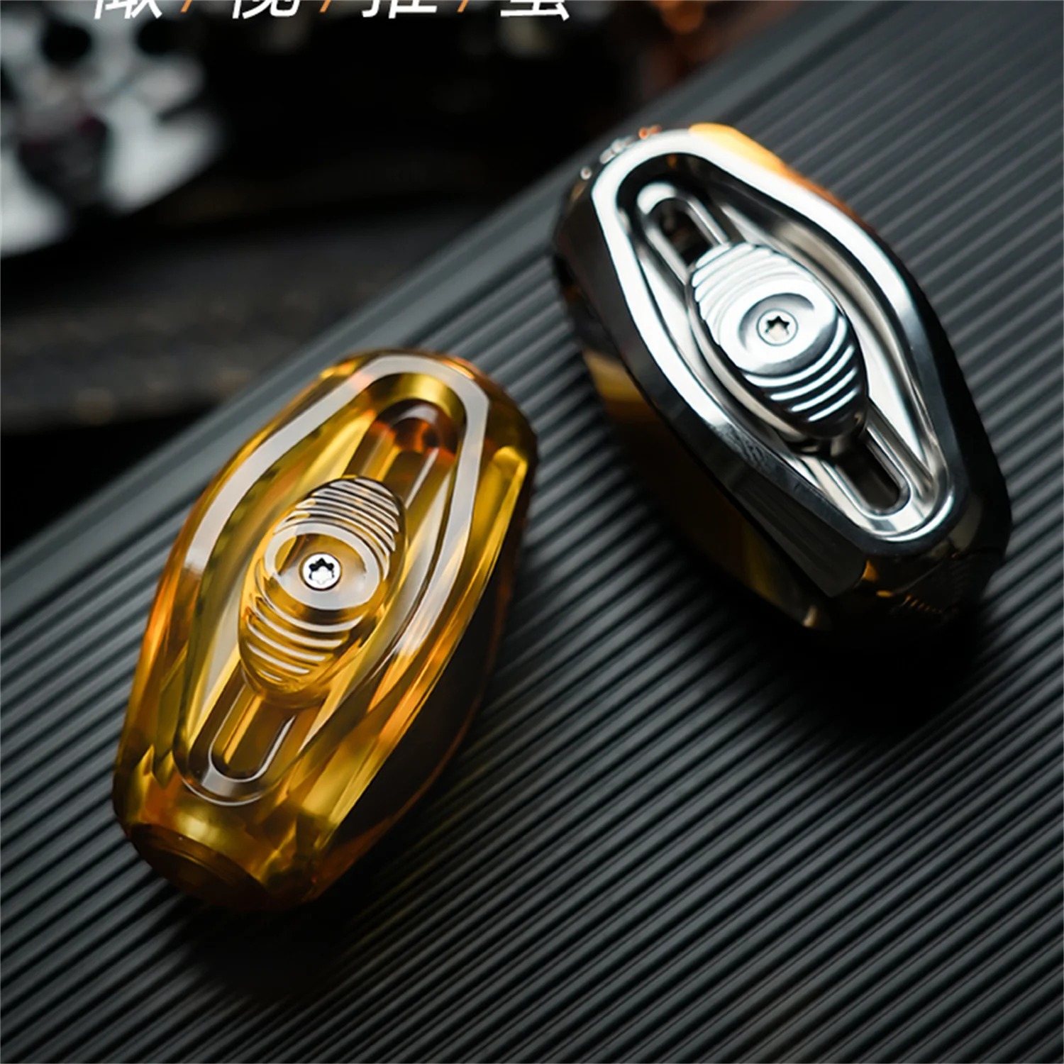 

NAYICI Olive Fidget Slider Mechanical structure Stainless steel Fingertip Gyro EDC Decompression Toys