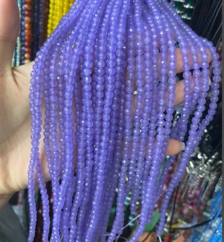 10 Strands/lot Lilac Color 4mm Faceted Malaysian Jade Loose Beads for DIY Jewelry Making Necklace Bracelet
10 Strands/lot Lilac Color 4mm Faceted Malaysian Jade Loose Beads for DIY Jewelry Making Necklace Bracelet