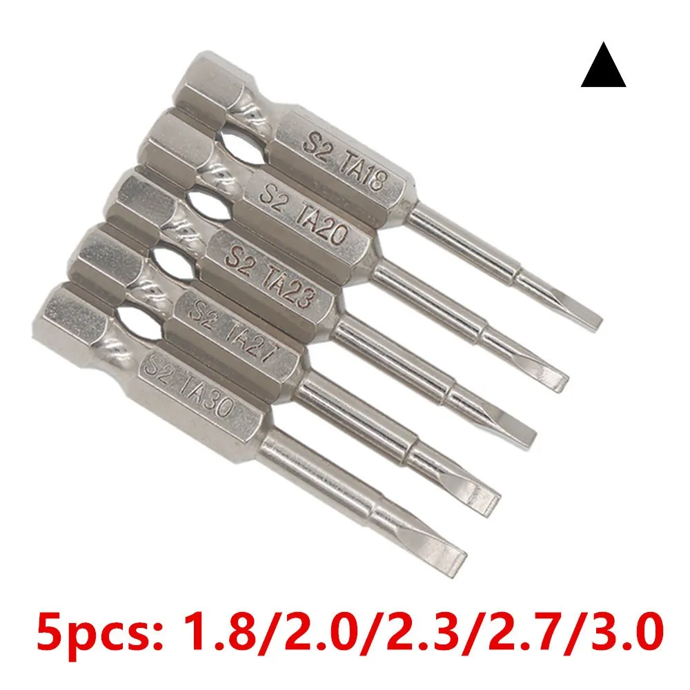 1/4\" Hex Shank Alloy 50mm Tool Heavy Duty Alloy Steel Magnetic Triangle Head Screwdriver Bits 5pcs 50mm Length
1/4\" Hex Shank Alloy 50mm Tool Heavy Duty Alloy Steel Magnetic Triangle Head Screwdriver Bits 5pcs 50mm Length