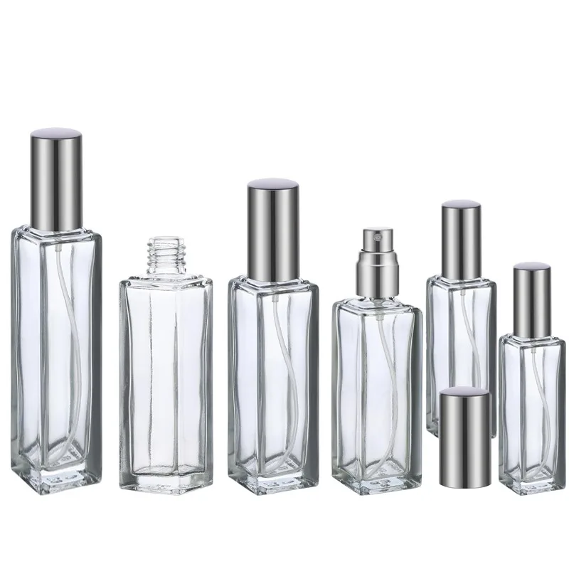 

6pcs 5ml 10ml 20ml Perfume Bottle Refillable Empty Glass Spray Bottle Fine Mist Sprayer Sample Bottles for Cologne Fragrance