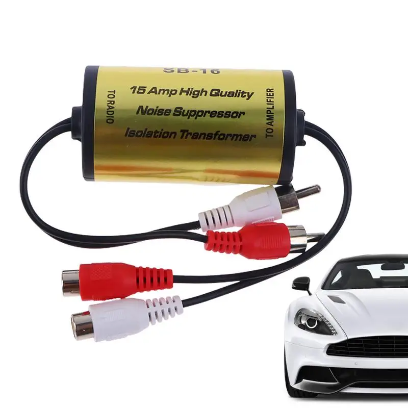 

Anti-Noise Ground Loop-Isolator audio noise filter Suppressor Ground Loop Isolation Transformer For Car And Home Stereo