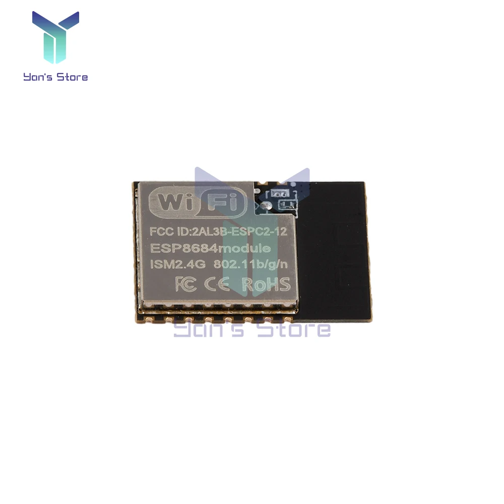 1Pcs ESP32-C2 WiFi Bluetooth module Uses ESP8684 Chip Development Board Expansion Board ESPC2-12 To Replace ESP-12E/F 16x24x3mm
1Pcs ESP32-C2 WiFi Bluetooth module Uses ESP8684 Chip Development Board Expansion Board ESPC2-12 To Replace ESP-12E/F 16x24x3mm