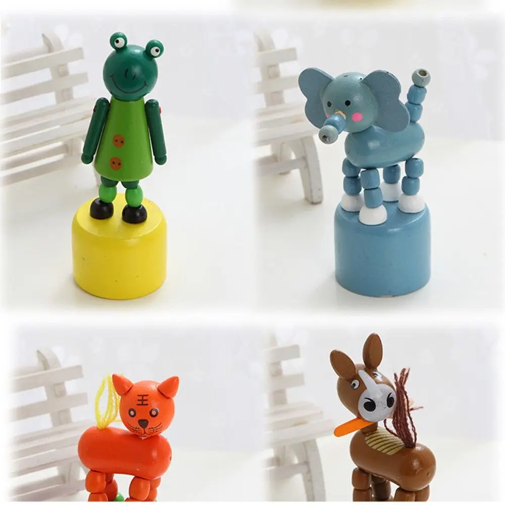 

MarketFinger Funny Manufacturers Baby Educational Small Children's Animal Spring Puppets Swing Animals Toys Swing Wooden Toys