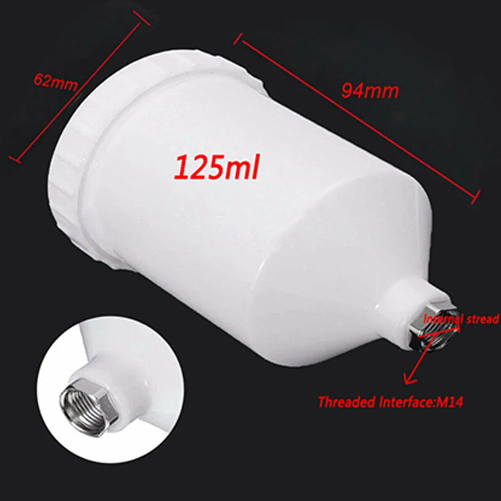 125ml Plastic Spray Paint Pot Replacement For Manual Mini Spray Paint Tool H-2000 R-100 High Atomization Pneumatic Tool
125ml Plastic Spray Paint Pot Replacement For Manual Mini Spray Paint Tool H-2000 R-100 High Atomization Pneumatic Tool