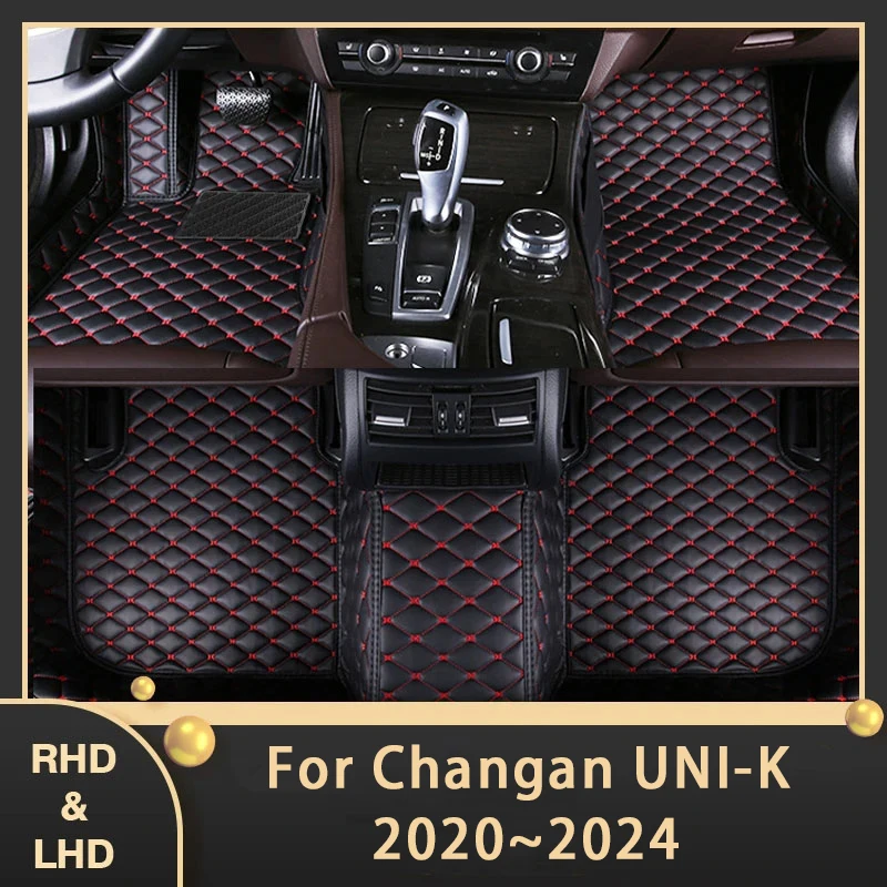 

Car Floor Mats For Changan UNI-K UNIK UNI K 2020 2021 2022 2023 2024 Custom Auto Foot Pads Luxury Carpet Interior Accessories