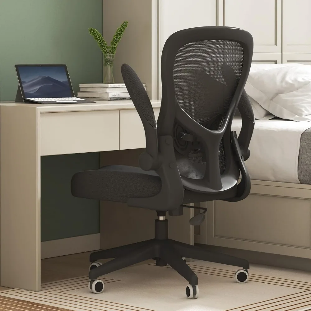 Office Chair Ergonomic with PU Silent Wheels,Mesh with Adjustable Lumbar Support,Flip-up Armrests,Tilt Function,Office Chairs
Office Chair Ergonomic with PU Silent Wheels,Mesh with Adjustable Lumbar Support,Flip-up Armrests,Tilt Function,Office Chairs