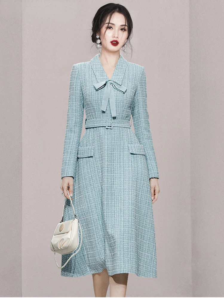 2023 Autumn Winter French Tweed Dresses For Women Luxury Brand Fashion Midi Dresses Vestidos Evening Party Dress Ropa De Mujer
2023 Autumn Winter French Tweed Dresses For Women Luxury Brand Fashion Midi Dresses Vestidos Evening Party Dress Ropa De Mujer