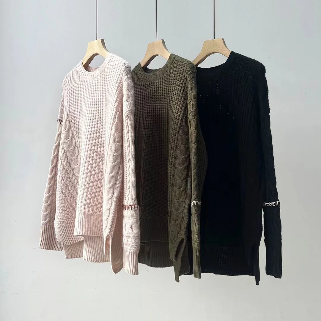 High Quality Runway Design Solid Sweater Women 2022 Summer Knitted Pullover Femme Cashmere Long Sleeves Sweater
High Quality Runway Design Solid Sweater Women 2022 Summer Knitted Pullover Femme Cashmere Long Sleeves Sweater