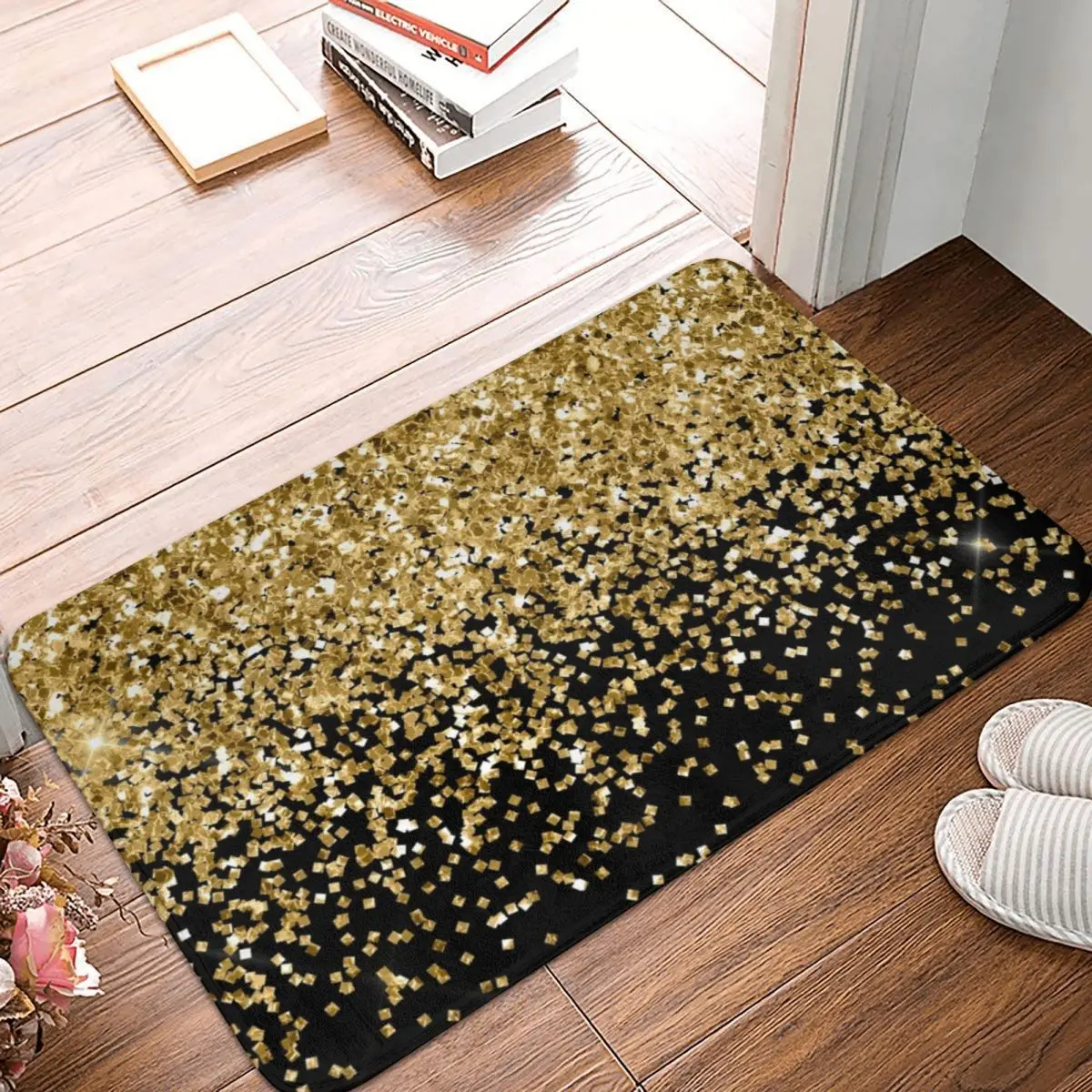 Gold Glitter Doormat Rug Carpet Mat Footpad Polyester Anti-slip Absorbent Mat Entrance Kitchen Bedroom Balcony Toilet
Gold Glitter Doormat Rug Carpet Mat Footpad Polyester Anti-slip Absorbent Mat Entrance Kitchen Bedroom Balcony Toilet
