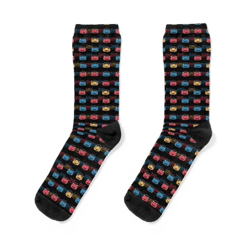 

MIATA PATTERN BLACK Socks hiking Stockings Socks For Women Men's