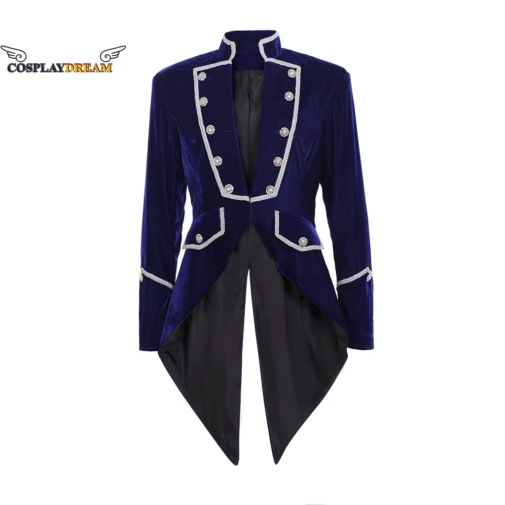 

Tuxedo Tailcoat Victorian Men's Regency Outfit Tailcoat Medieval 18th Century Colonial Military Officer Uniform Pirate Jacket