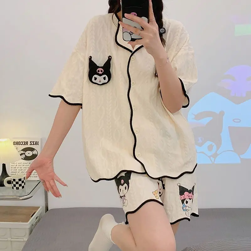 Kuromi Plush Sanrio Kawaii Anime Pajamas Summer Cute Cartoon Cinnamoroll My Melody Short Sleeve Shorts Fashion Clothes Girls Toy
Kuromi Plush Sanrio Kawaii Anime Pajamas Summer Cute Cartoon Cinnamoroll My Melody Short Sleeve Shorts Fashion Clothes Girls Toy