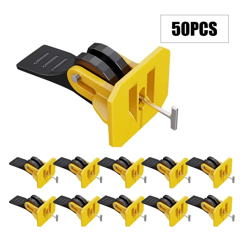 50PCS Floor Tile Leveling System Clips Leveler Adjuster Kit Set for The Tile Laying Fixing Flat Ceramic Wall Construction Tools
50PCS Floor Tile Leveling System Clips Leveler Adjuster Kit Set for The Tile Laying Fixing Flat Ceramic Wall Construction Tools