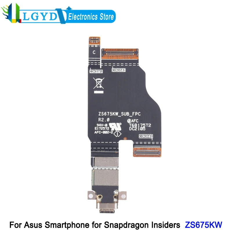 Гибкий кабель для зарядного порта для смартфона Asus, для Snapdragon, ZS675KW, запасная часть для ремонта
Гибкий кабель для зарядного порта для смартфона Asus, для Snapdragon, ZS675KW, запасная часть для ремонта