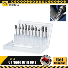10pcs tungsten carbide drill bits for metal burr tungstenio burs cnc milling cutter dremel mini cone drill set ferramentas 
10pcs tungsten carbide drill bits for metal burr tungstenio burs cnc milling cutter dremel mini cone drill set ferramentas
