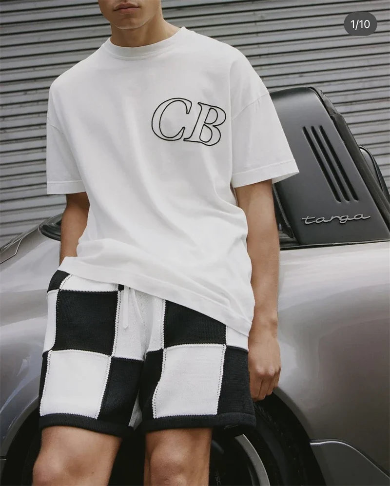 

New Style Embroidery CB Logo Cole Buxton T-Shirt Men Women 1:1 Oversize Tee Casual Short Sleeve With Tag Viking