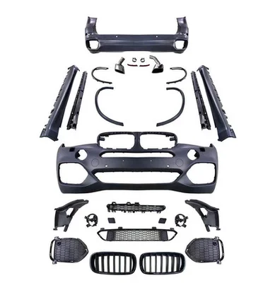 

Car Front Rear Bumper surround Body kit for BMW X5 X6 F15 14-18 upgrade MT X5M Radiator grille Tail throat side skirt
