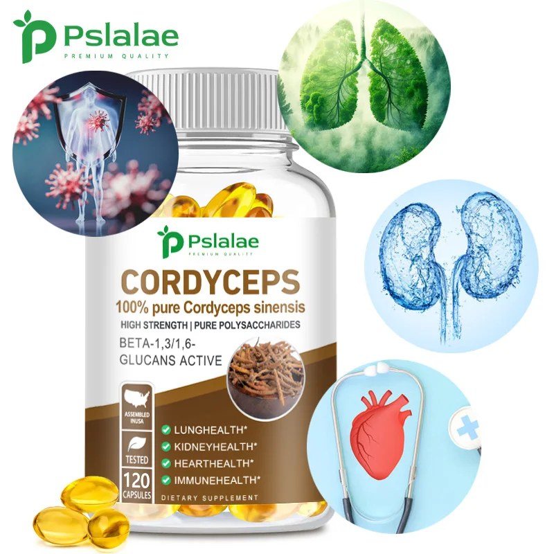 

100% Pure Cordyceps Sinensis Extract - Supports Lung Health, Immune System Supplement
