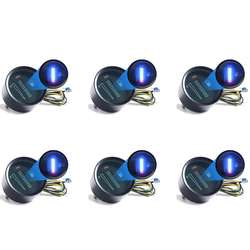 6X 24V 2 Inch 52Mm Universal Car Motorcycle Fuel Level Meter Gauge LED Light Display Fuel Tank Gauge Boat Truck RV
6X 24V 2 Inch 52Mm Universal Car Motorcycle Fuel Level Meter Gauge LED Light Display Fuel Tank Gauge Boat Truck RV