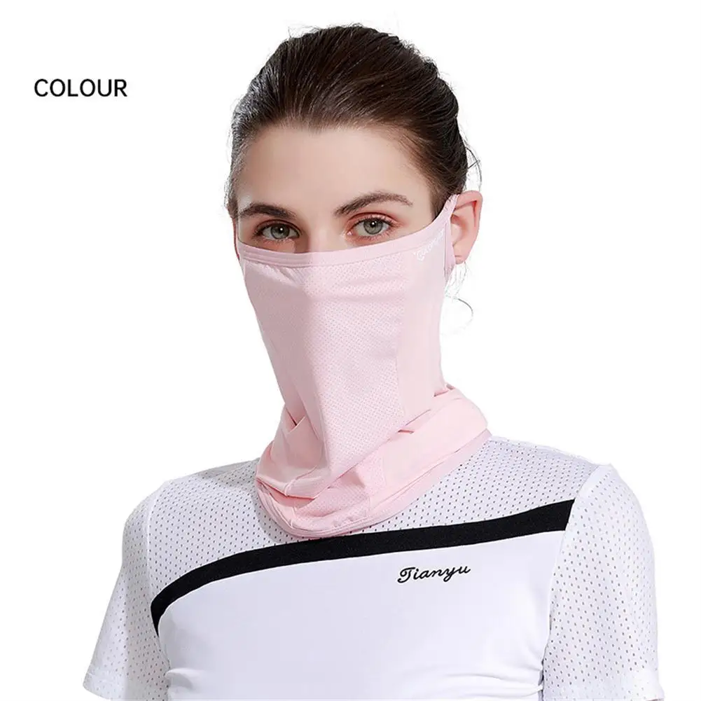 Ice Silk Sunscreen Mask Scarf Riding Neck Guard Breathable Ear Type Face Cover Cycling Face Shield
Ice Silk Sunscreen Mask Scarf Riding Neck Guard Breathable Ear Type Face Cover Cycling Face Shield