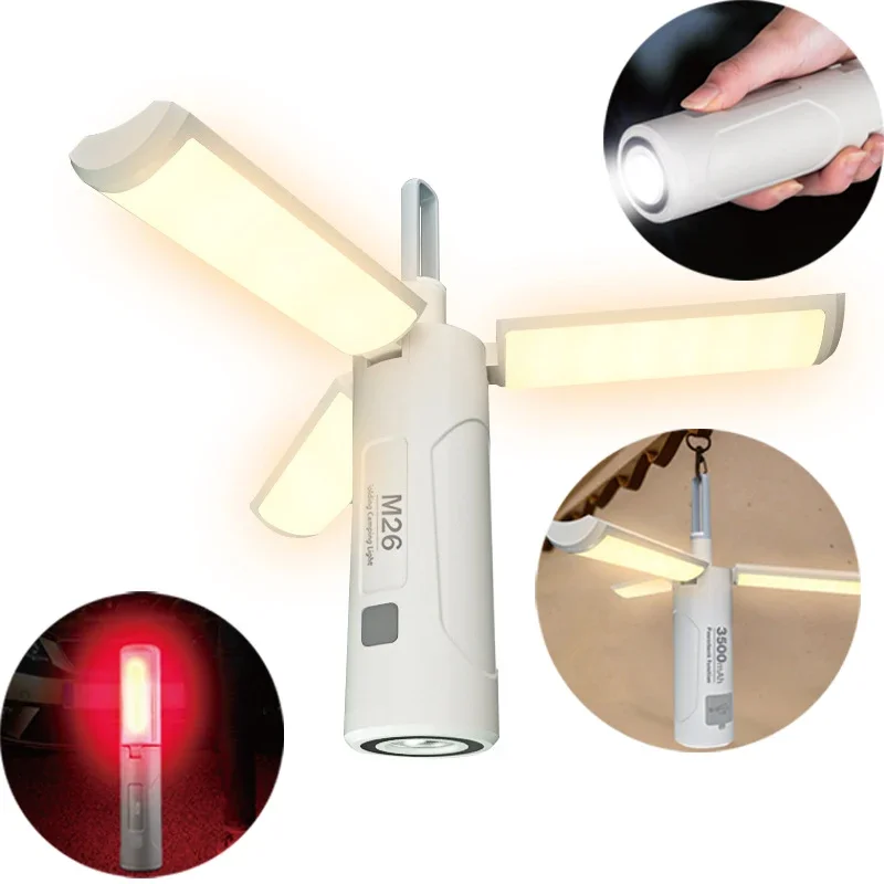Foldable Camping Light Portable Power Bank Outdoor Lighting Flashlight Tent Light LED Rechargeable Emergency Equipment Light
Foldable Camping Light Portable Power Bank Outdoor Lighting Flashlight Tent Light LED Rechargeable Emergency Equipment Light