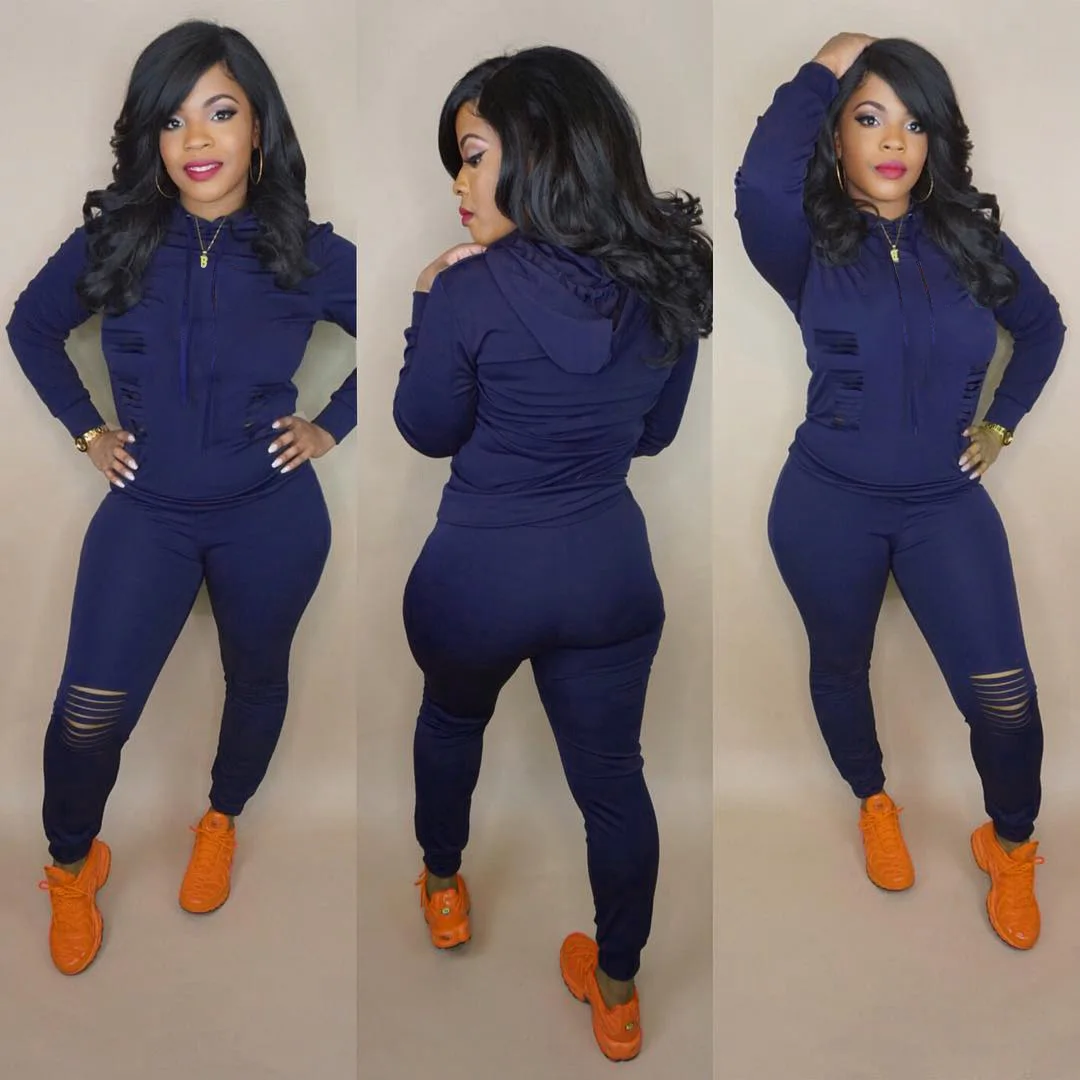 Sports Suits For Women 2 Piece Women's Tracksuit Long Sleeve Hole Pocket Hoodies Drawstring Pants Loose Tops Set Women's Suit
Sports Suits For Women 2 Piece Women's Tracksuit Long Sleeve Hole Pocket Hoodies Drawstring Pants Loose Tops Set Women's Suit