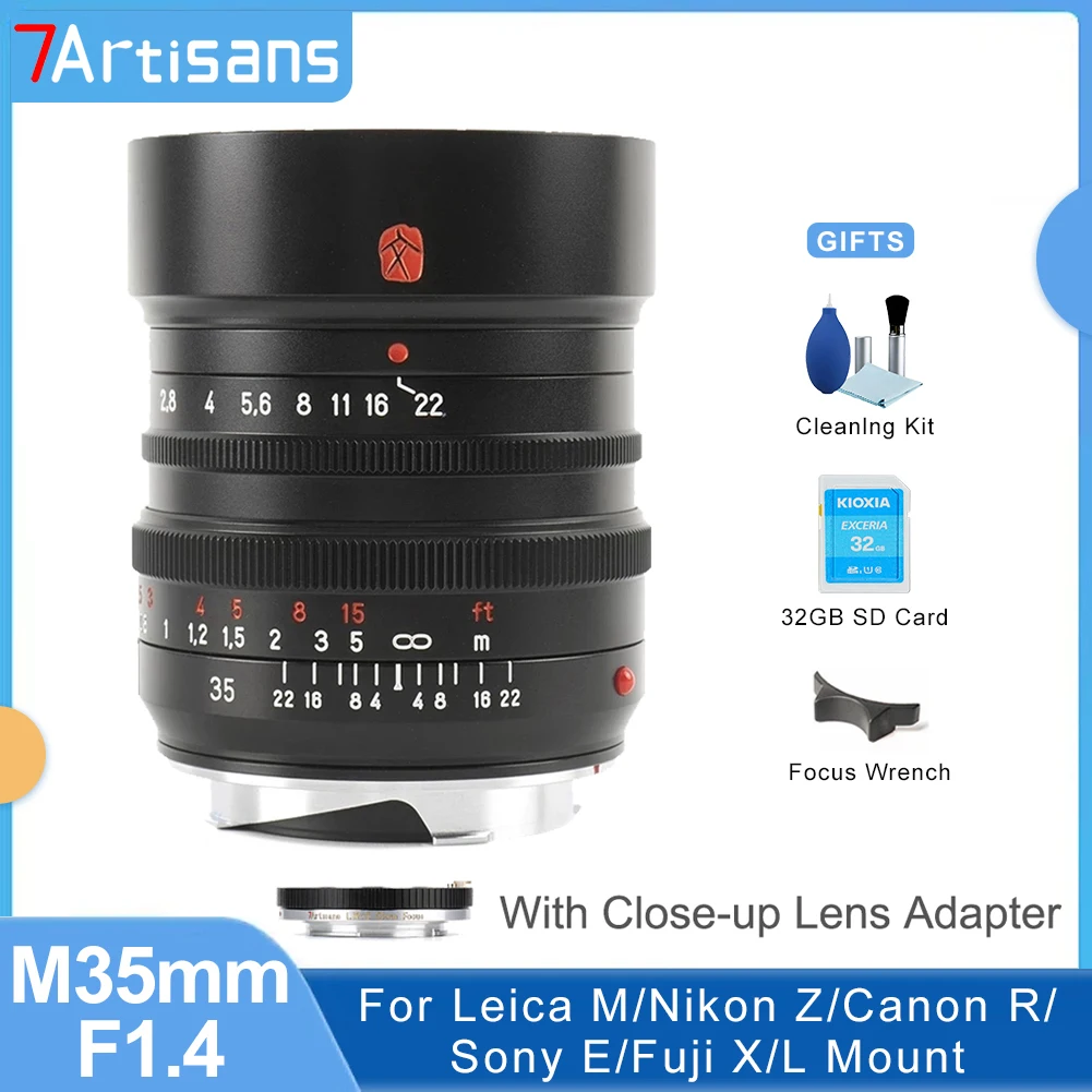 7 artisans 7artisans M35mm F1.4 Full Frame Manual Focus Prime Lens for Leica M Camera M2 M3 M4 M8 M9 M10 Leica M Mount Lens
7 artisans 7artisans M35mm F1.4 Full Frame Manual Focus Prime Lens for Leica M Camera M2 M3 M4 M8 M9 M10 Leica M Mount Lens