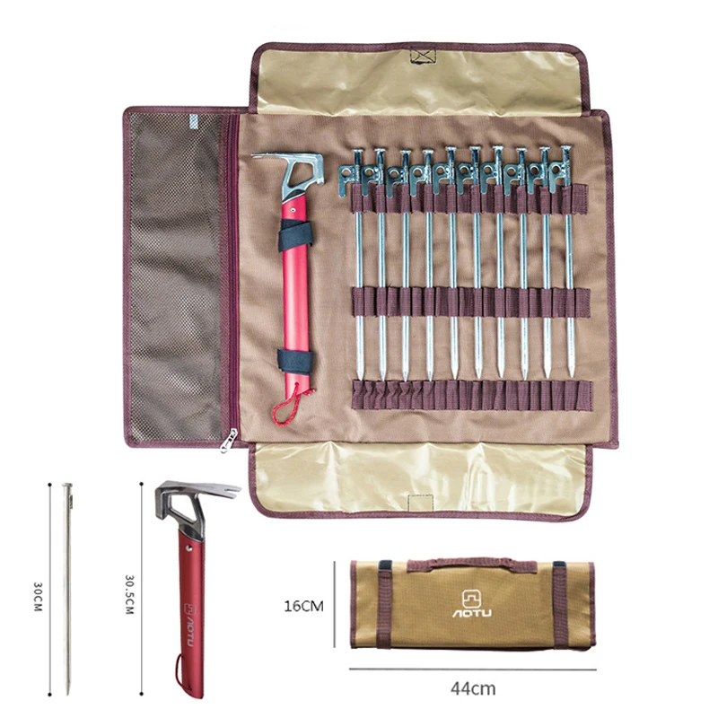 Outdoor Tent Ground Nail and Hammer Kit, High-Strength Carbon Steel, Camp Fixed Nails, Camping Tools with Storage Bag, 30cm
Outdoor Tent Ground Nail and Hammer Kit, High-Strength Carbon Steel, Camp Fixed Nails, Camping Tools with Storage Bag, 30cm