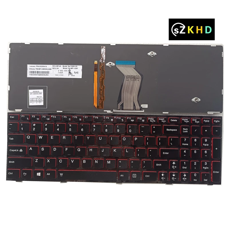 New Original Keyboard for Lenovo ideapad Y510 Y500NT Y500 Y510P Y500N Laptop US Keyboard Backlit Backlight
New Original Keyboard for Lenovo ideapad Y510 Y500NT Y500 Y510P Y500N Laptop US Keyboard Backlit Backlight